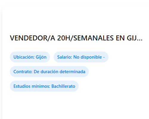 VENDEDOR/A  20H/SEMANALES EN GIJON CON DISCAPACIDAD
