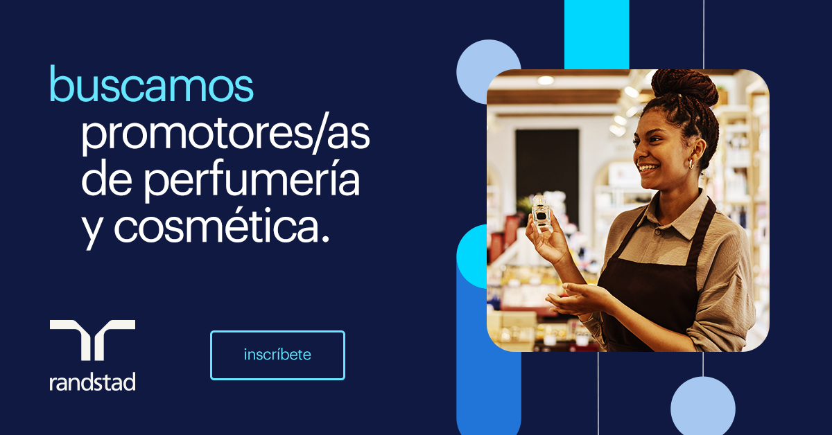 Buscamos promotor/a de perfumería y cosmética