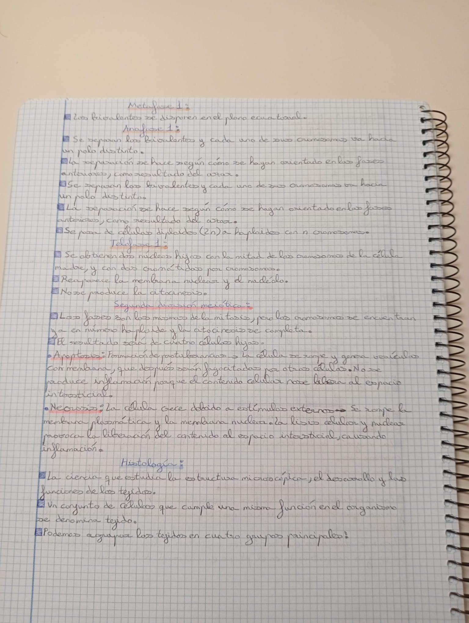 Tema 1 y 2 Organización del cuerpo humano Fisiopatología General