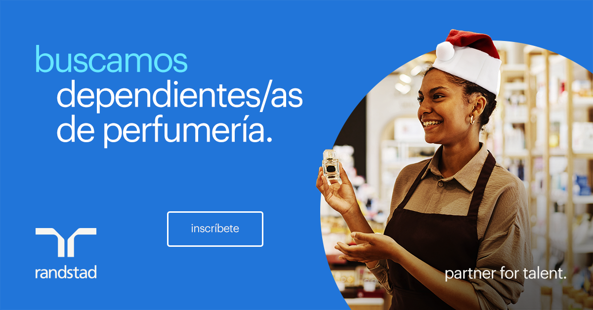 &lt;¡Buscamos dependiente/a de perfumería para la campaña de Navidad!