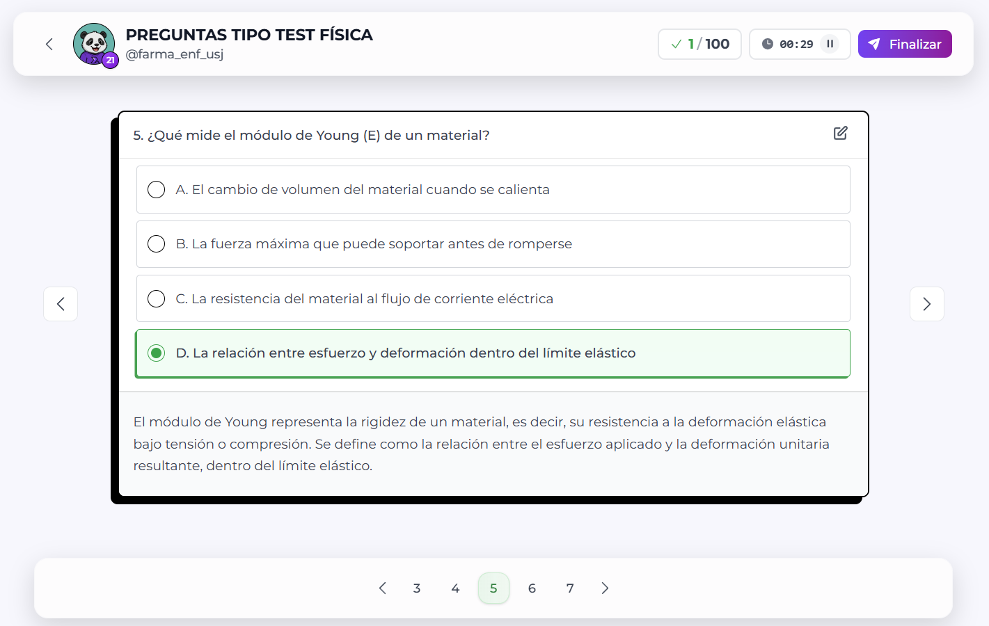 Preguntas tipo test examen Física Aplicada 2025/2026