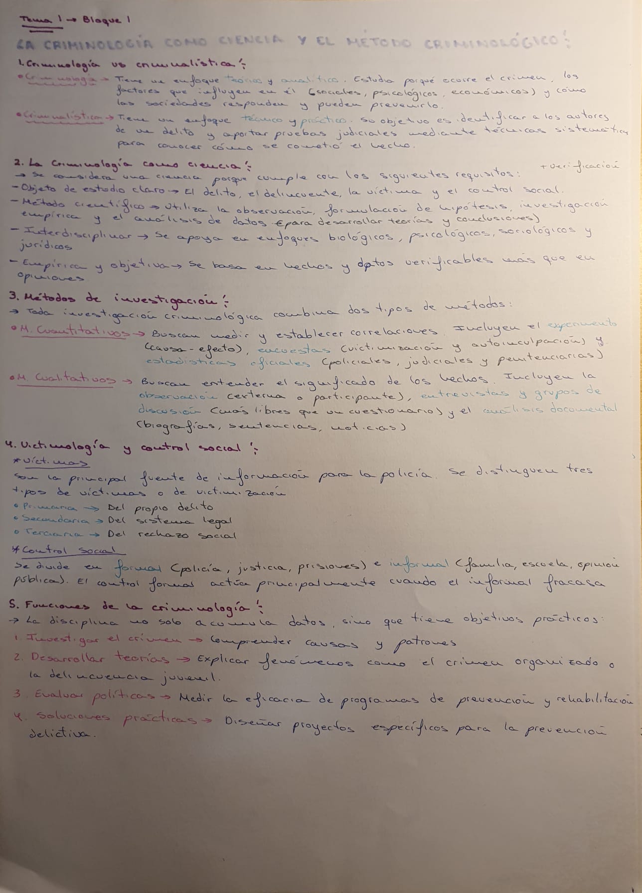 Tema 1. Introducción a la Criminología