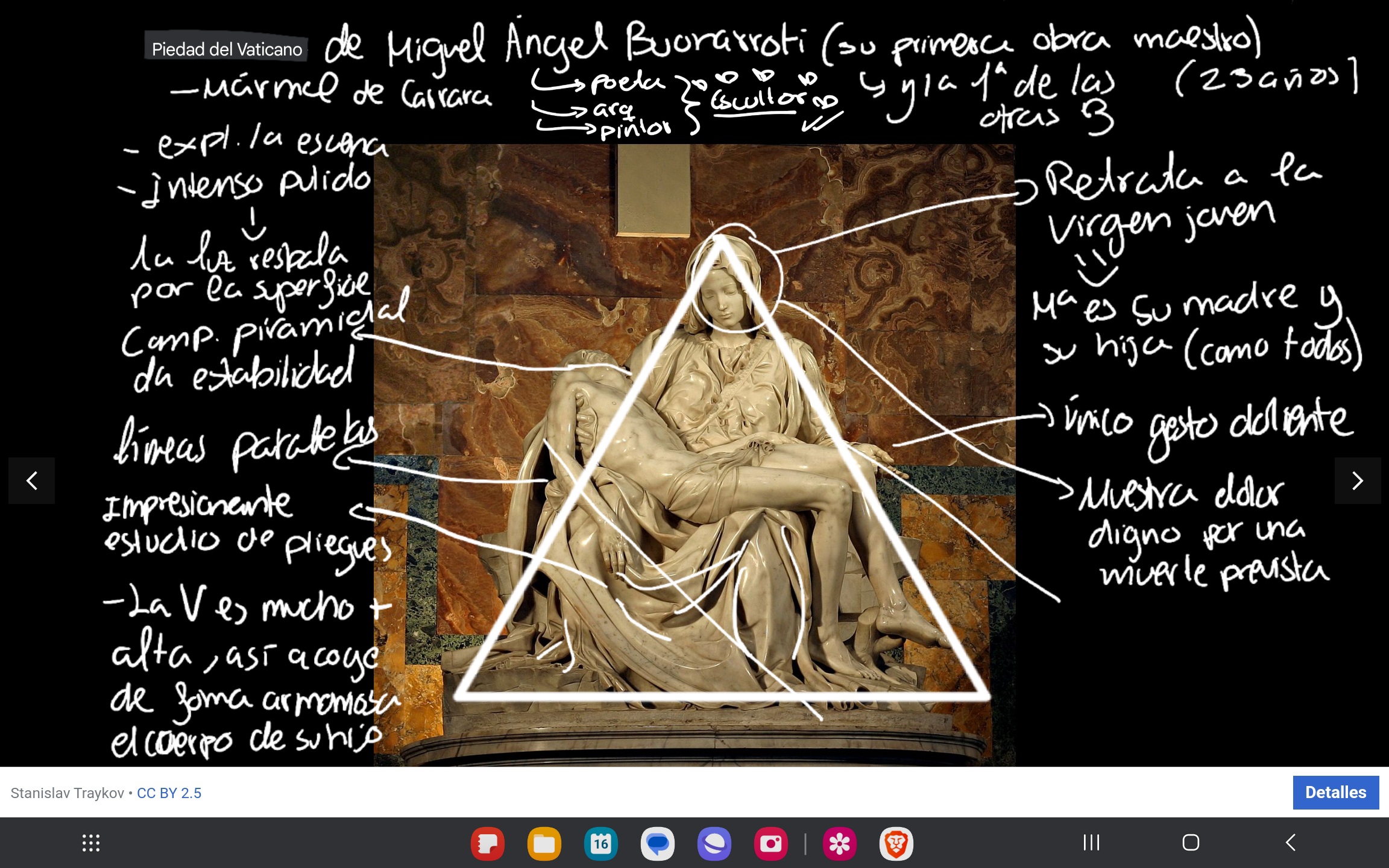 La piedad de Miguel Angel