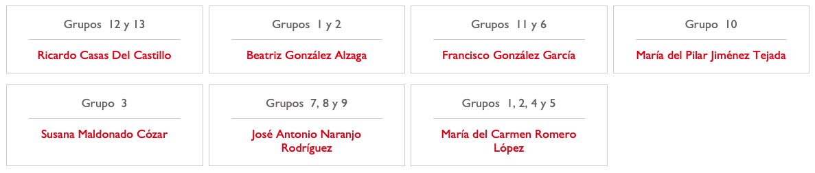 ¿Sabéis de algún buen profesor entre estos 7, que merezca la pena? Son los de nutrición. Sé que Ricardo no xd