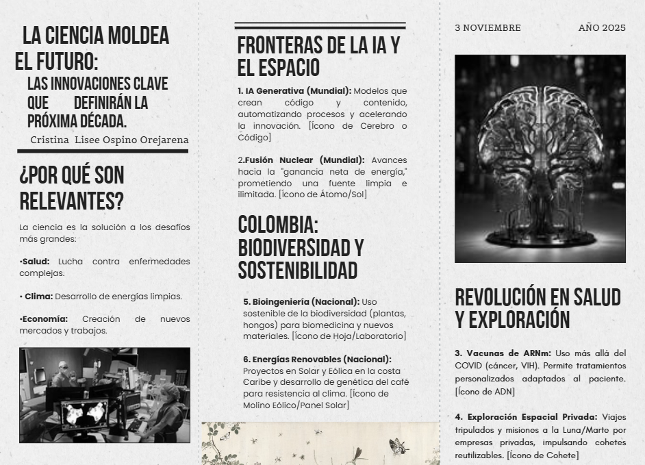 LA CIENCIA MOLDEA EL FUTURO:Las innovaciones clave que definirán la próxima década.