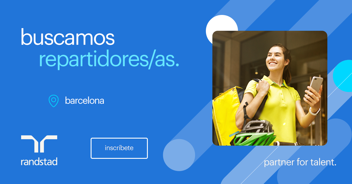 ¡Buscamos repartidores en Barcelona! 