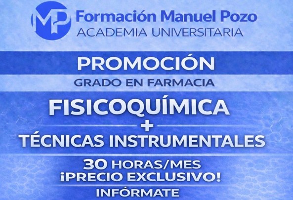INICIO DE CURSO FISICOQUÍMICA
Resumen de cada tema.
Resolución de ejercicios y exámenes de convocatorias anteriores.
Clases grabadas hasta el día del examen.
Profesor a tu disposición en cualquier momento para dudas.
INFÓRMATE SIN COMPROMISO Y DA UNA CLASE DE PRUEBA EN GRUPO.