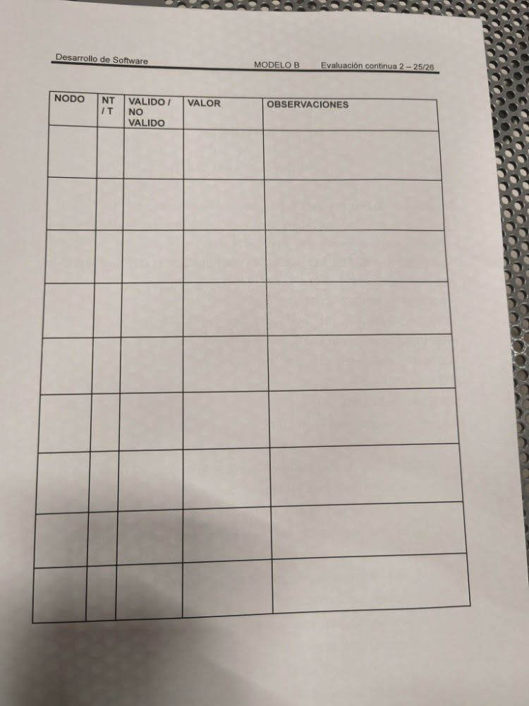 Evaluación Continua 2 (examen/mini examen 2026)