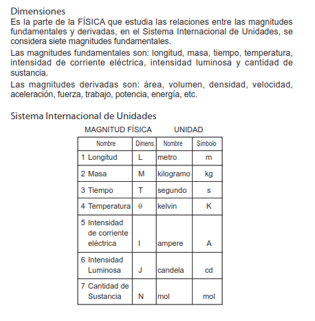 Unidades de medidas