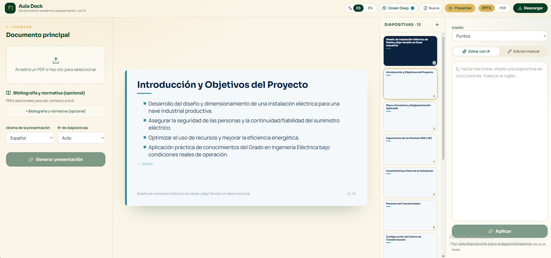 ¡Hola a tod@s! Aquí tenéis una herramienta muy útil para crear presentaciones y transparencias directamente desde un archivo PDF.