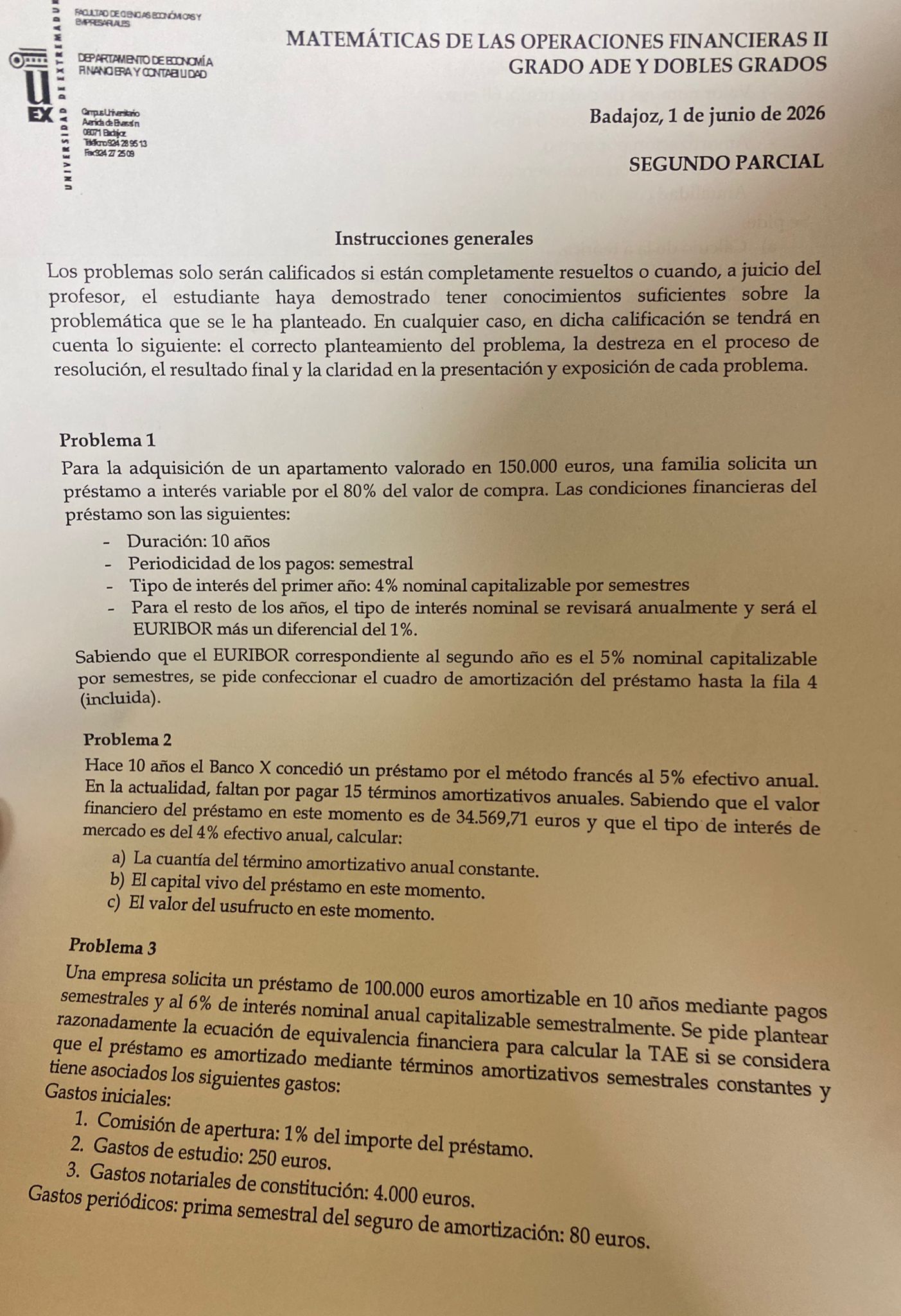 Segundo parcial junio 2025-2026