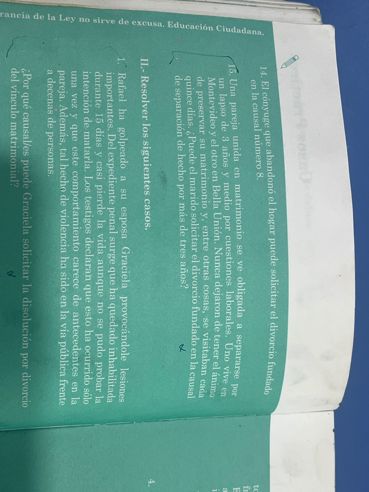 ayudame a estudiar sobre matrimonio, concubinato, divorcio y parentesco