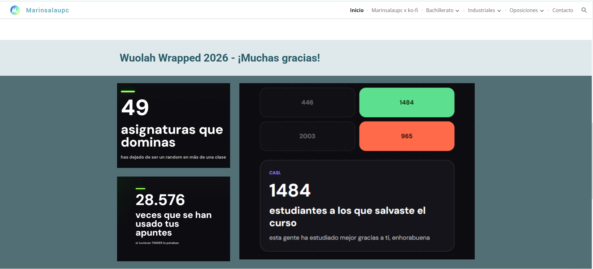 ¡Ha salido nuestro Wuolah Wrapped 2026! 🎒✨