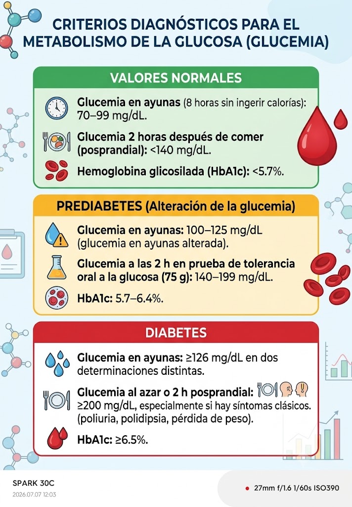 Valores de Glucemia