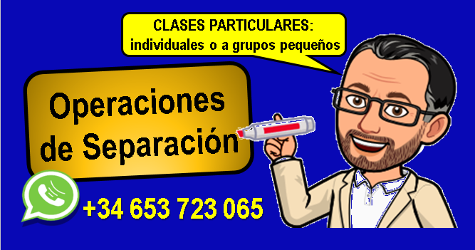 Clases particulares Operaciones de Separación