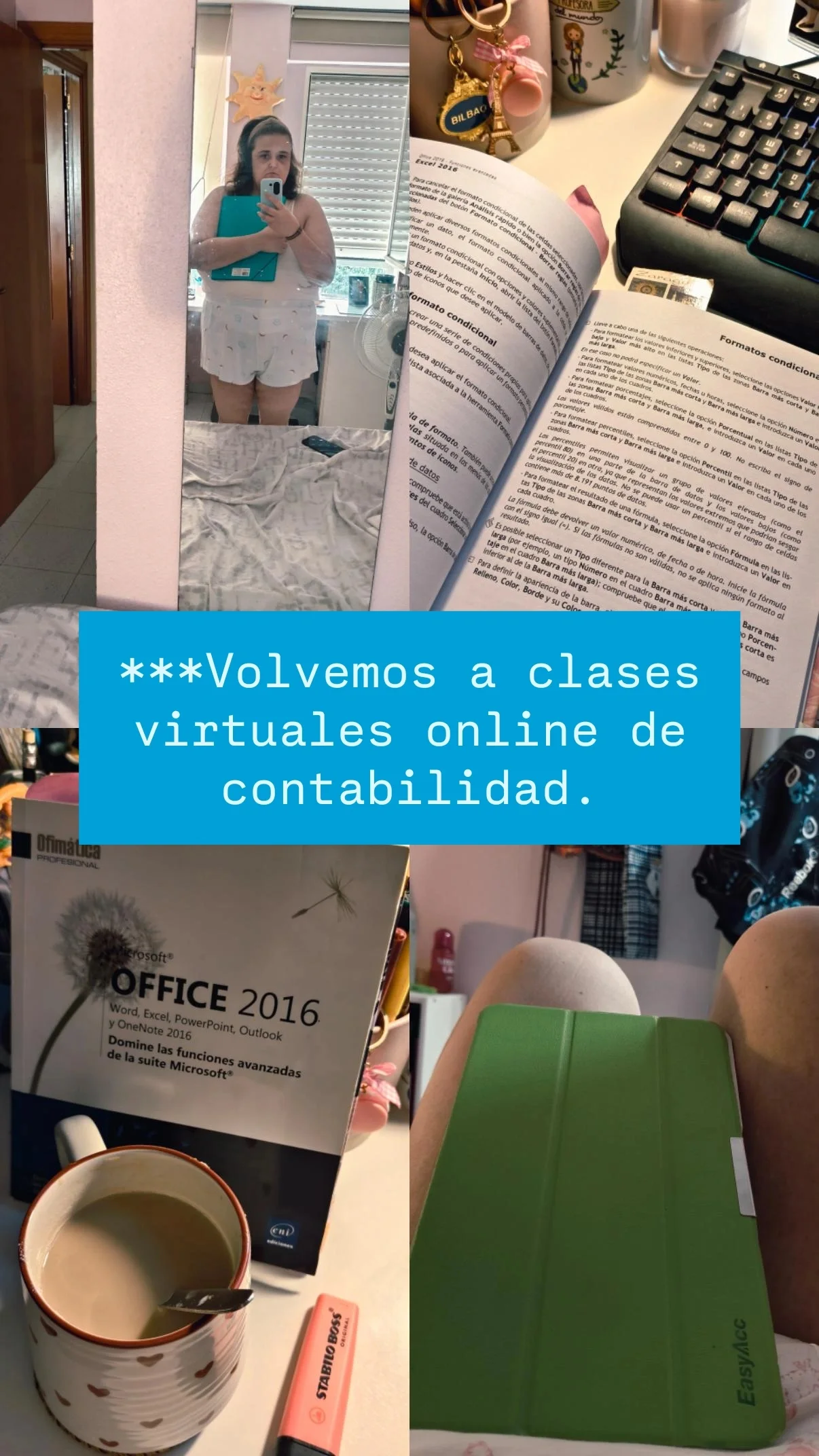 ***Estudiante universitaria verde juvenil de contabilidad. En la escuela superior técnica de Administrativa pública