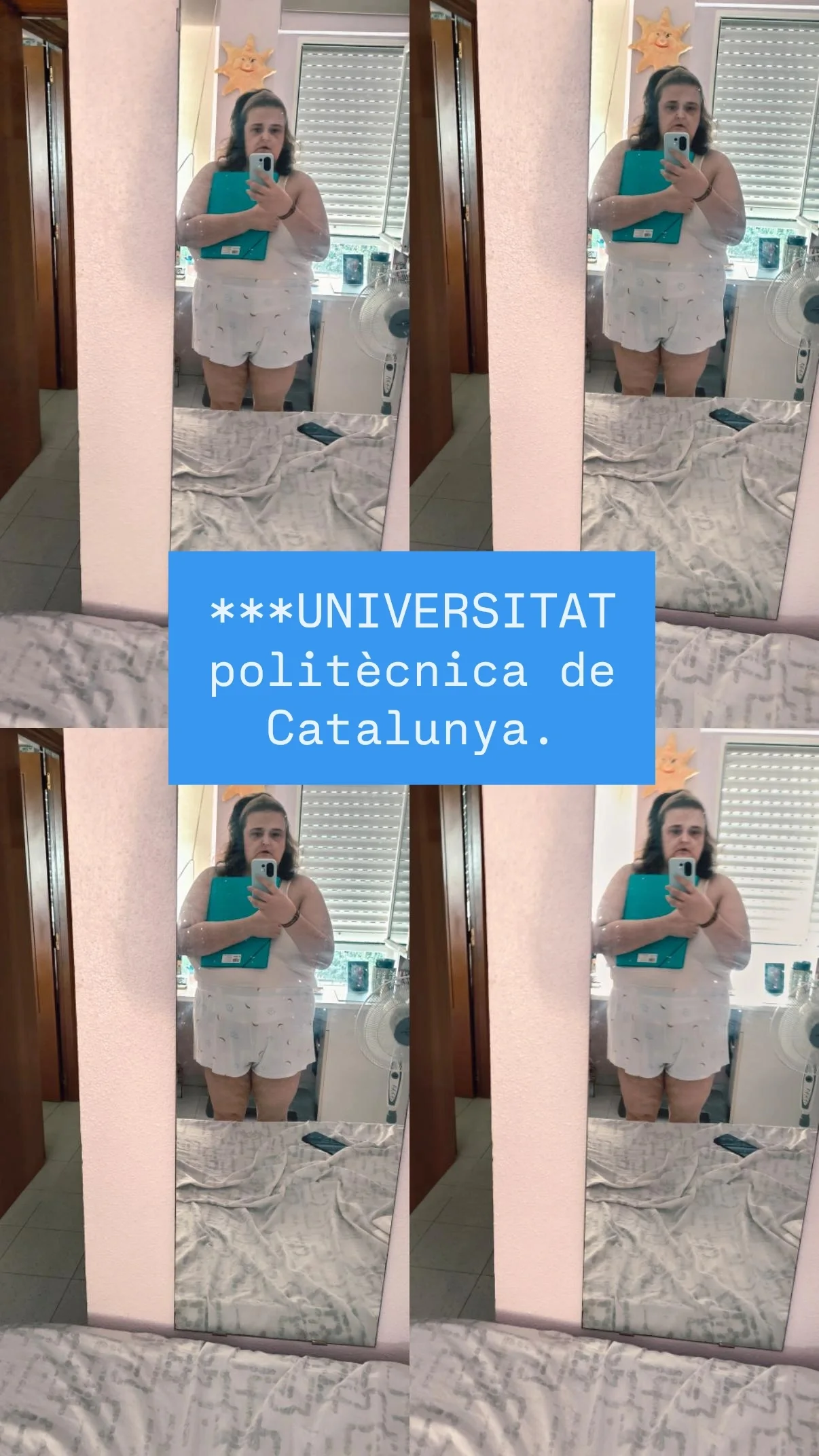 ***Estudiante universitaria verde juvenil de contabilidad. En la escuela superior técnica de Administrativa pública