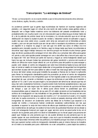 Transcripción - La estrategia de Simbad.pdf