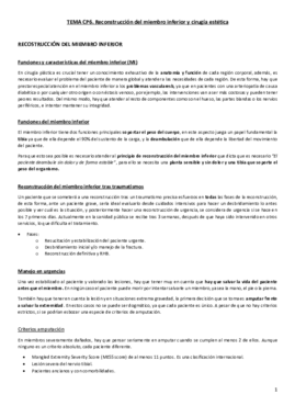 Tema CP6. Reconstrucción del miembro inferior y cirugía plástica.pdf