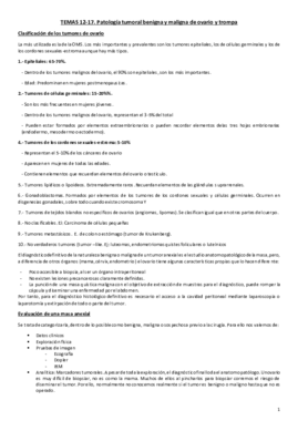 Tema 12 y 17. Cáncer de ovario completo.pdf