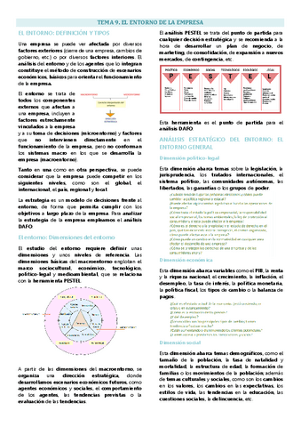 Tema 9 empresa, El entorno de la empresa.pdf