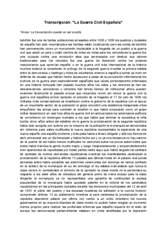 Transcripción - La Guerra Civil Española.pdf