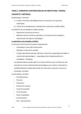 TEMA 2- CORRIENTES EPISTEMOLÓGICAS EN PREHISTORIA. TEORÍAS- CONCEPTO Y MÉTODOS.pdf