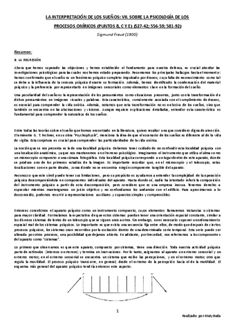 Resumen-La-Interpretacion-de-los-Suenos.-VII.-Sobre-la-Psicologia-de-los-Procesos-Oniricos-Puntos-B-C-y-E-de-Freud.pdf