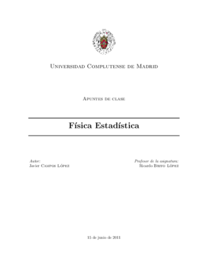 Fisica Estadistica apuntes de Ricardo Brito.pdf