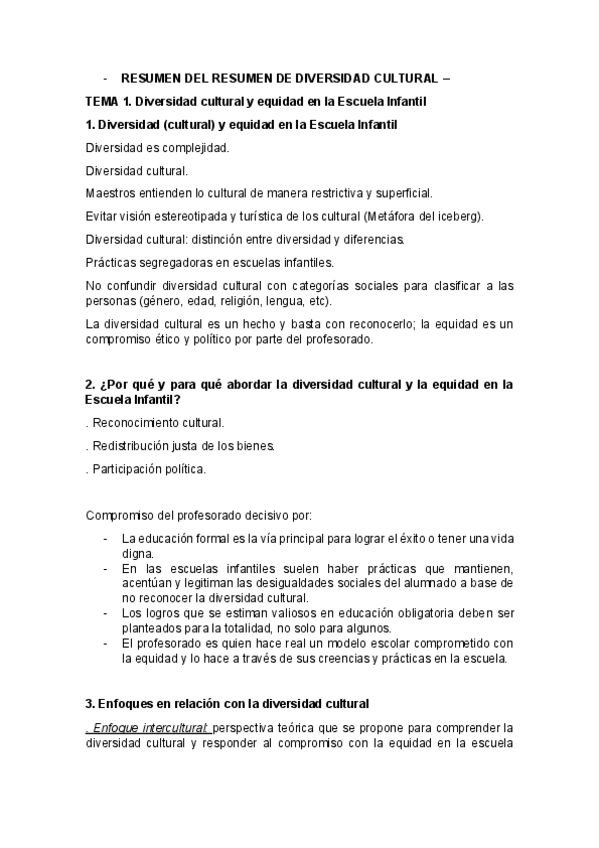 RESUMEN DEL RESUMEN DE DIVERSIDAD CULTURAL pdf - Thumbnail 
