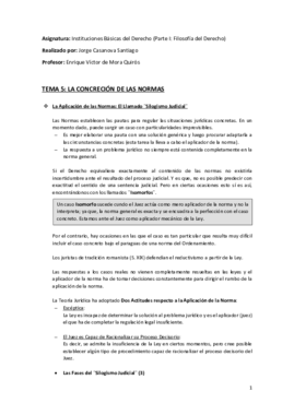Tema 5 (La Concreción de las Normas) - Instituciones Básicas del Derecho.pdf