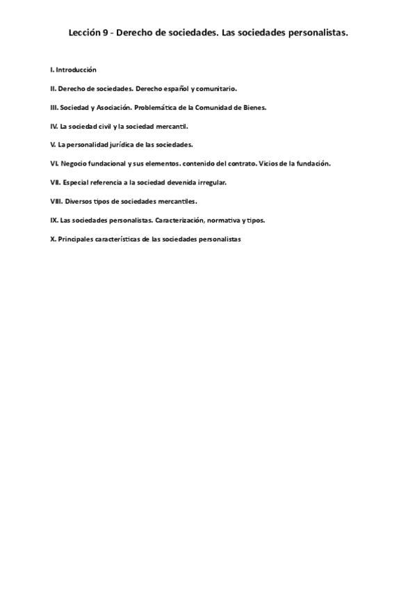 Lección 9 - Derecho de sociedades. Las sociedades personalistas..pdf