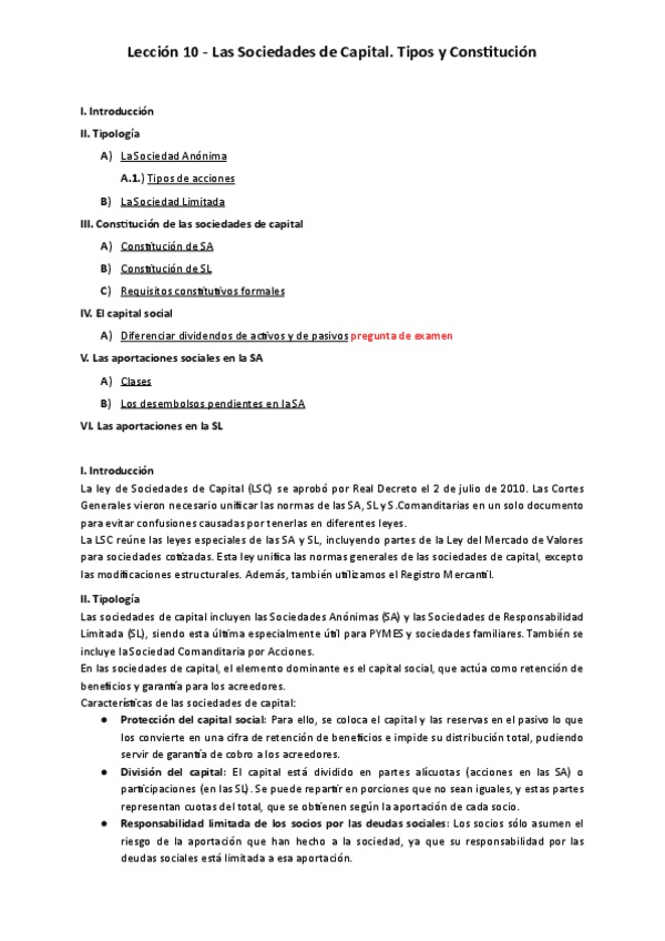 Lección 10 - Las Sociedades de Capital. Tipos y Constitución.pdf