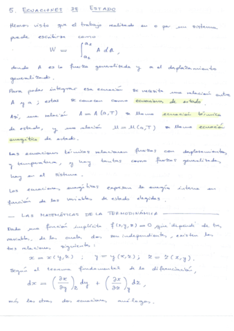 Termodinámica Tema 5 - Ecuaciones De Estado.pdf