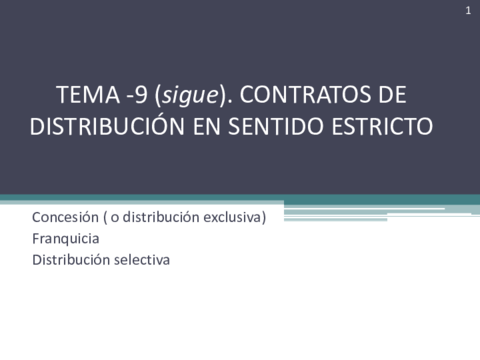 TEMA-9 (sigue). CONTRATOS DE DISTRIBUCIÓN EN SENTIDO ESTRICTO.pdf