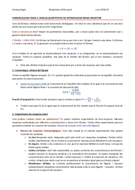 FARMACOLOGIA MOLECULAR TEMA 2 - ANÀLISI QUANTITATIU DE INTERACCIONS DIANA-RECEPTOR.pdf