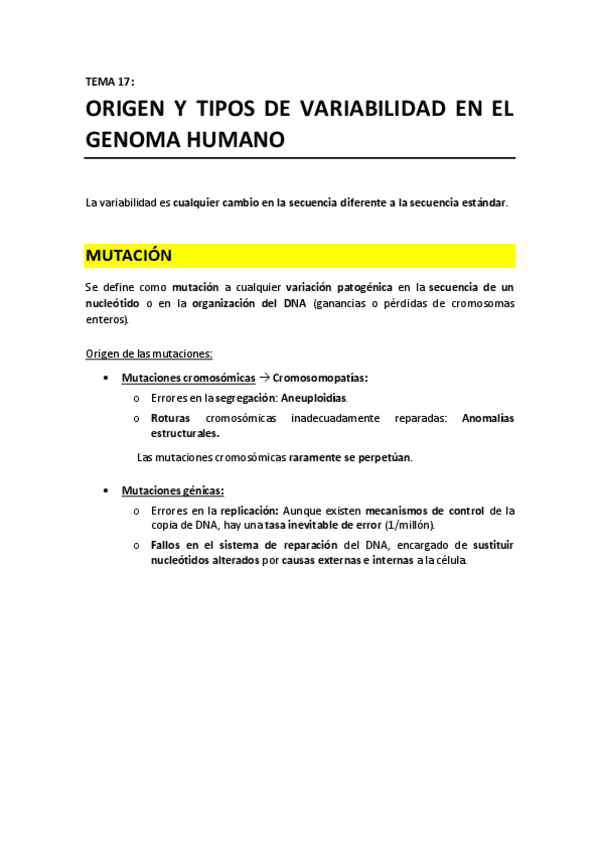 TEMA 17 - Origen y tipos de variabilidad en el genoma humano.pdf