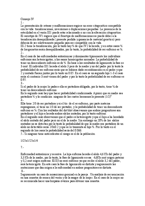 Consejo genetico IV con respuestas.pdf