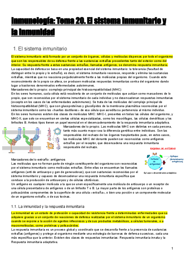 Tema 20 Inmunologia Pdf