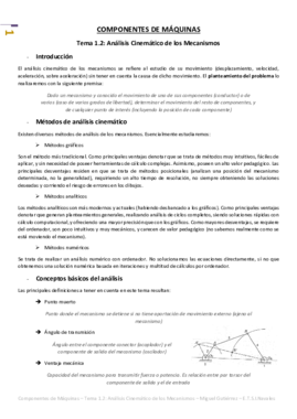 Componentes de Máquinas - Tema 1.2 - Análisis Cinemático de los Mecanismos.pdf