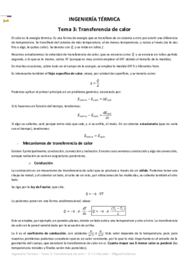 Ingeniería Térmica - Tema 3 - Transferencia de calor.pdf