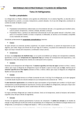 Materiales No Estructurales y Fluidos de Máquinas - Tema 14 - Refrigerantes.pdf