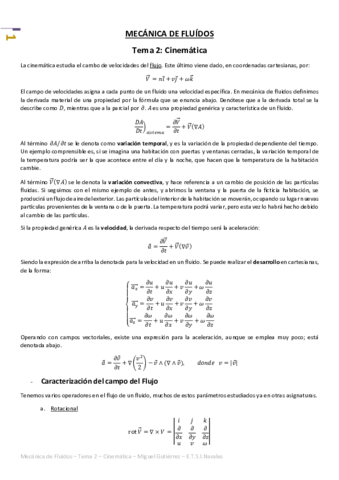 Mecánica de Fluidos - Tema 2 - Cinemática.pdf