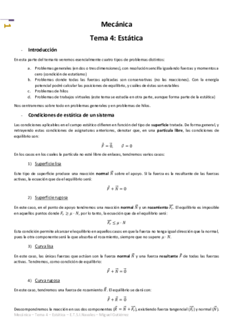 Mecánica - Tema 4 - Estática.pdf
