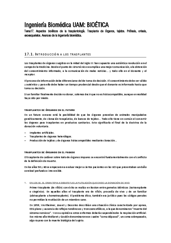 Tema17.-Aspectos-bioeticos-de-la-trasplantologia.-Trasplante-de-organos-tejidos.-Protesis-ortesis-exoesqueletos.-Avances-de-la-ingenieria-biomedica..pdf