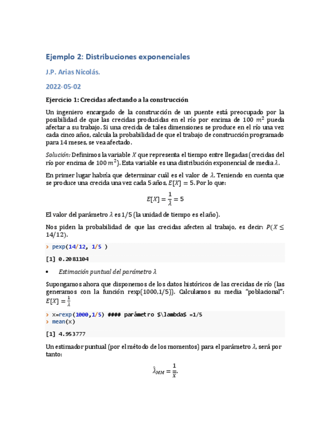 EjemploDistribucionesexponenciales-Estadistica.pdf