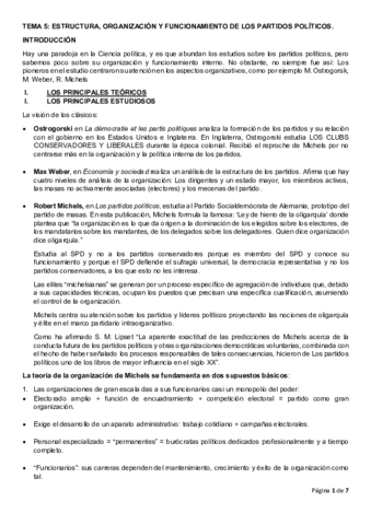 TEMA 5 - ESTRUCTURA- ORGANIZACIÓN Y FUNCIONAMIENTO DE LOS PARTIDOS POLÍTICOS.pdf