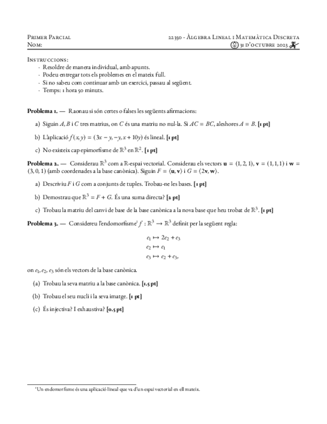 Parcial I 2023-24. Algebra Lineal y M. Discreta.pdf