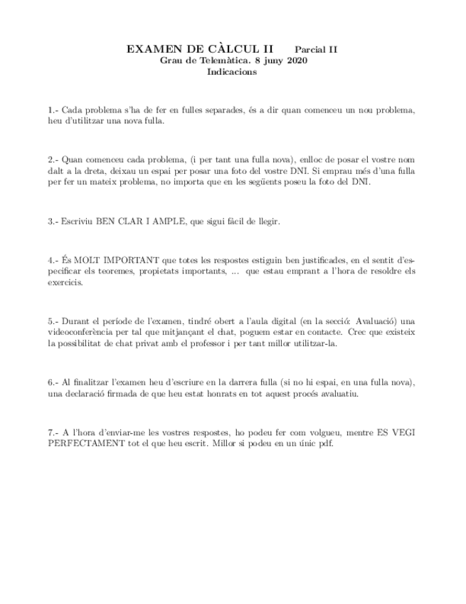 Parcial II 2019-20. Cálculo II.pdf