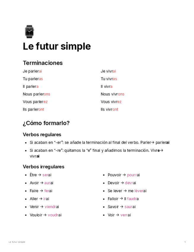 Le-futur-simple-El-futuro-simple.pdf